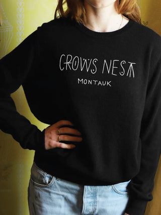 Crow's Nest Crewneck Sweater Lingua Franca NYC   