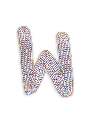 Beaded Letter Patches  Lingua Franca NYC OS W 