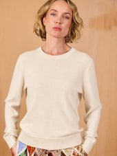 Custom Women's 100% Cashmere Crewneck Sweater