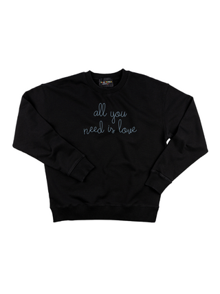 "all you need is love" Women's Sweatshirt Sweatshirt Ecovest Black XS