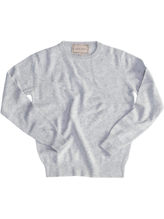 Mens Crewneck, Sans Stitching Custom 002M Lingua Franca NYC Smoke XS 