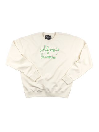 "california dreamin'" Women's Sweatshirt Sweatshirt Donation20p Cream XS