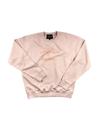 "california dreamin'" Women's Sweatshirt Sweatshirt Donation20p Light Pink XS