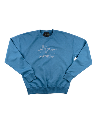 "california dreamin'" Women's Sweatshirt Sweatshirt Donation20p Vintage Blue XS