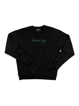 "choose joy" Women's Sweatshirt Sweatshirt Ecovest Black XS 