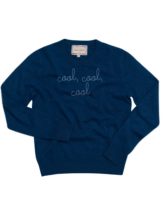 "cool, cool, cool" Women's Crewneck Sweater Donation10p Peacock XS 