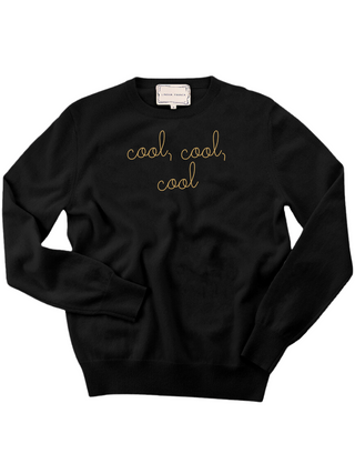 "cool, cool, cool" Women's Crewneck Sweater Donation10p Black XS 