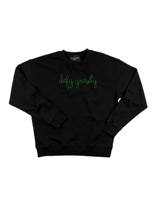 "defy gravity" Men's Sweatshirt Sweatshirt Ecovest Black S 