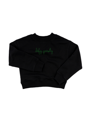 "defy gravity" Kids' Sweatshirt Sweatshirt Ecovest Black 2T 