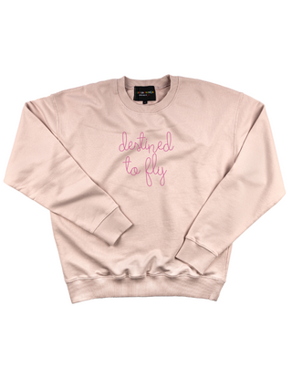 "destined to fly" Women's Sweatshirt Sweatshirt Ecovest Light Pink XS 