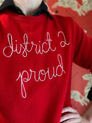 Custom Women's 100% Cashmere Crewneck Sweater