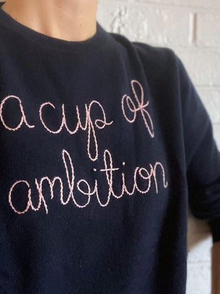 Custom Women's 100% Cashmere Crewneck Sweater