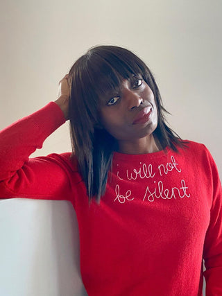 Custom Women's 100% Cashmere Crewneck Sweater