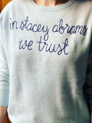Custom Women's 100% Cashmere Crewneck Sweater