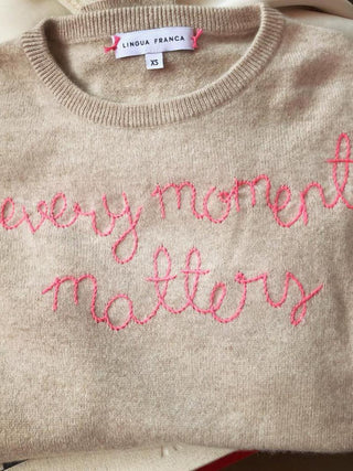 Custom Women's 100% Cashmere Crewneck Sweater