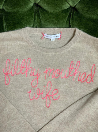 Custom Women's 100% Cashmere Crewneck Sweater