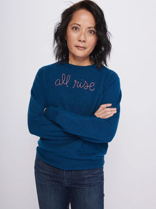 Custom Women's 100% Cashmere Crewneck Sweater
