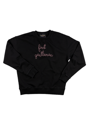 "first gentleman" Women's Sweatshirt Sweatshirt Ecovest Black XS 