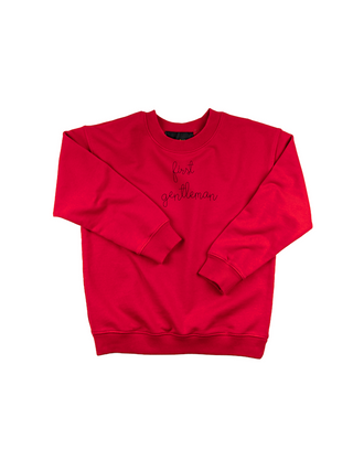 "first gentleman" Kids' Sweatshirt Sweatshirt Ecovest Red 2T 