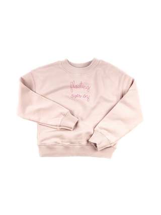 "floating over oz" Kids' Sweatshirt Sweatshirt Ecovest Light Pink 2T 