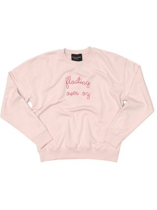 "floating over oz" Men's Sweatshirt Sweatshirt Ecovest Light Pink S 