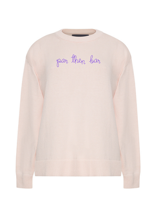 "par then bar"  Maxine Sweater