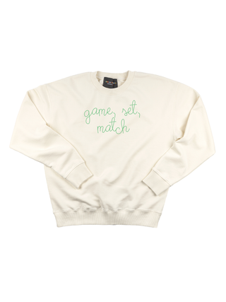 "game, set, match" Women's Sweatshirt Sweatshirt Ecovest Cream XS 