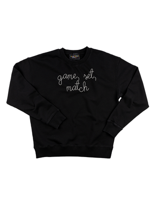 "game, set, match" Women's Sweatshirt Sweatshirt Ecovest Black XS 