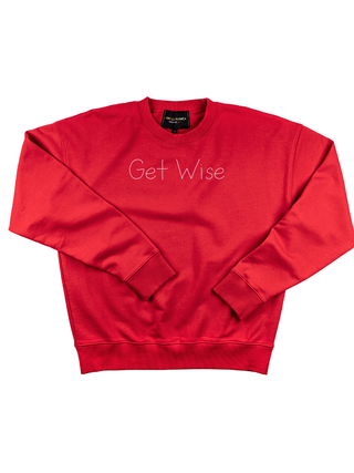 "Get Wise" Women's Sweatshirt Sweatshirt Ecovest Red XS 