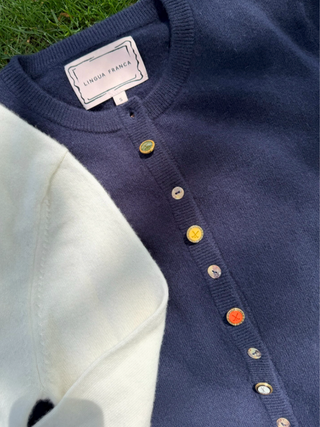 Women's 100% Cashmere Golf Cardigan