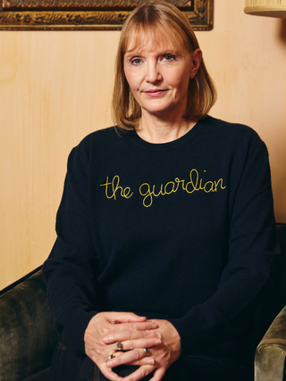 "the guardian" Women's Crewneck Cashmere Core LINGUA FRANCA NYC