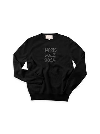 "harris walz 2024" Crewneck Sweater Donation10p Black XS 