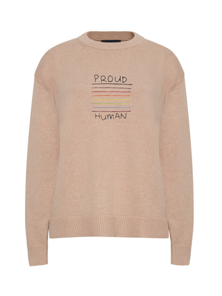"proud human"  Maxine Sweater