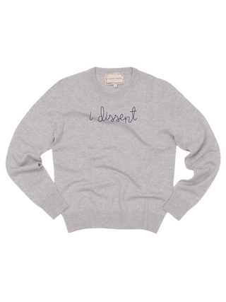 "i dissent" Crewneck Sweater Donation10p Heather XS 