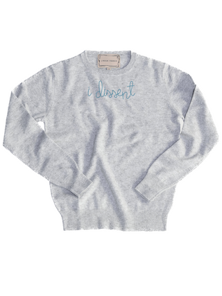 "i dissent" Crewneck Sweater Donation10p Smoke XS 