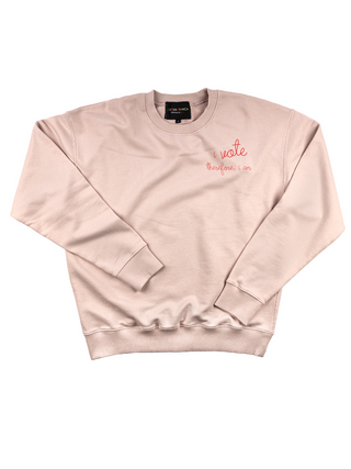 "i vote therefore i am" Women's Sweatshirt Sweatshirt Ecovest Light Pink XS 