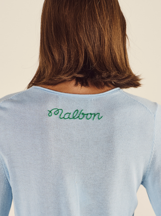"if lost balls could talk" Silk Cashmere Crewneck