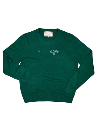 "i heart npr" Women's Crewneck Cashmere Core LINGUA FRANCA NYC