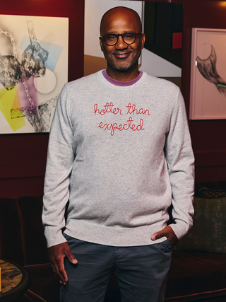 “Hotter Than Expected” Men's Crewneck