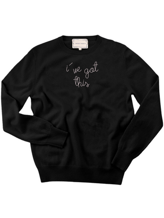 "i've got this" Crewneck Sweater Lingua Franca NYC Inc. Black XS 