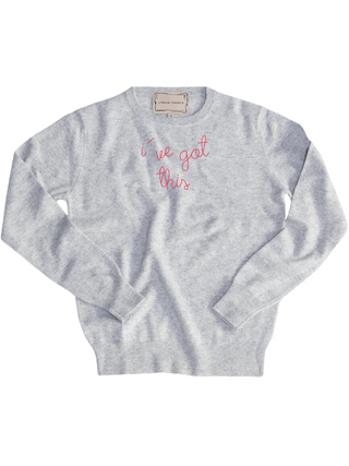 "i've got this" Crewneck Sweater Lingua Franca NYC Inc. Smoke XS 