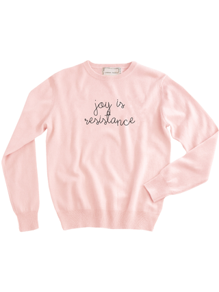"joy is resistance" Women's Crewneck