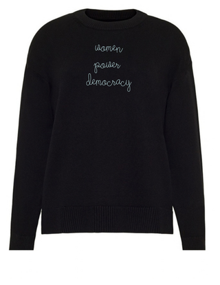 "women power democracy" Maxine Sweater