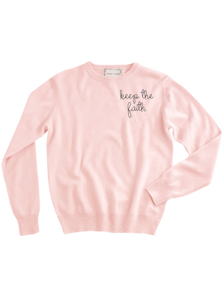 "keep the faith" Women's Crewneck