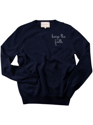 "keep the faith" Women's Crewneck