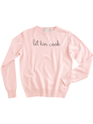 "let him cook" Women's Crewneck