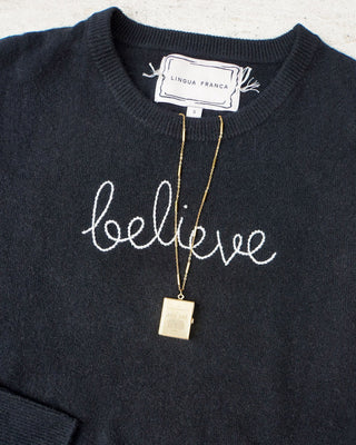 "believe" Women's Crewneck
