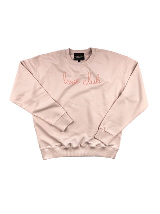 "love club" Women's Sweatshirt Sweatshirt Ecovest Light Pink XS 