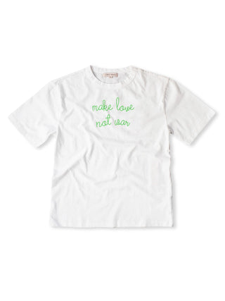 "make love, not war" T-Shirt T-Shirt Lingua Franca White XS 