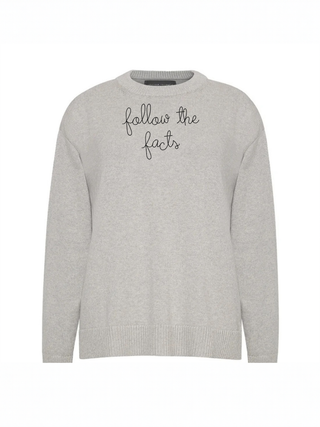 "follow the facts" Maxine Sweater